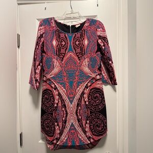 Pink Owl zipper down dress